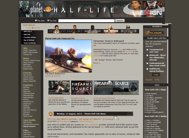 One of the huge inspirations behind our new Community Platform was Planet Half-Life (RIP).

We hope that in some way, we can help to fill the void that it left. 