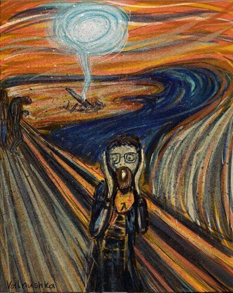 "The cry of a mute"

source: https://www.deviantart.com/valnushka/art/Half-Life-Scream-476231379
