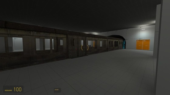 "Half-Life²: Reflection" mod - subway lvl.
Dev lvl used for first playtests & same lvl with third art pass 
(i mean more than 2 and less than 4 ... )