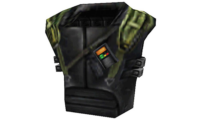 It's a ballistic vest, although there are electric functions, why do you have to recharge a ballistic vest.... to make it bulletproofier? -_-
I have two theories in my mind:

1. It's made of a malleable material that needs electricity to become more rigid, in order to absorve incoming projectiles;

2. It's full of some ballistic jelly/slime/kinetic sand. it needs electricity in order to make the material inside more rigid;
