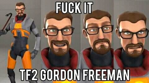 Do you Have a Gordon Freeman Skin on TF2?