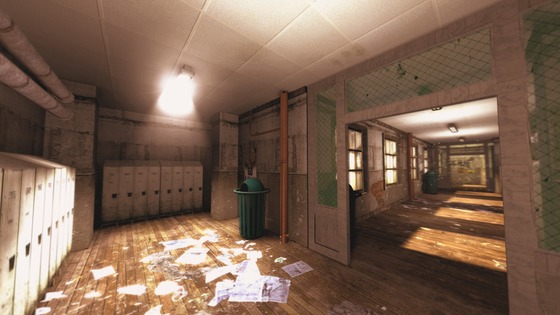 Some screenshots from a Gmod map I worked on some time ago. It's supposed to be some random school in the middle of nowhere. I never quite finished it unfortunately but it was fun working on it.