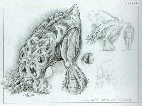 Did you know: A bullsquid like creature was originally created by Chuck Jones called the "Land Squid" for Quiver 
