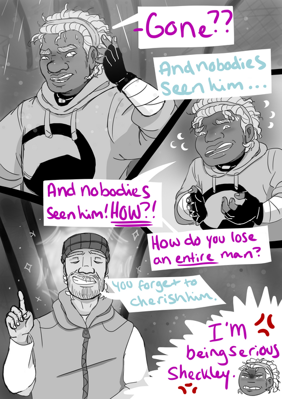 | Displacement |

Have been working on a "Gordon Swap" AU comic for a little while- its a bit of a missmash of HLVRAI and HL2 but with a twiiiistt~ OOoooOooHhh~

Here's some pages I like so far :]

You can find the rest here if you're curious: https://gswap-displacement.tumblr.com/