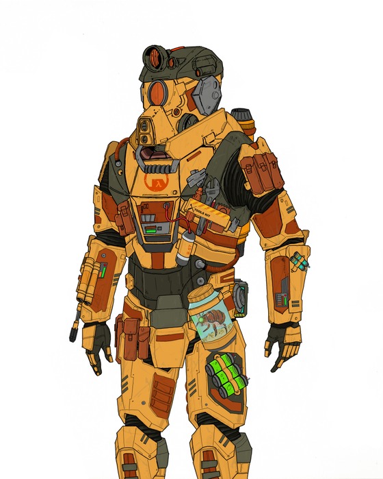 An Ameliored H.E.V. Suit 
#CommunityCreations 