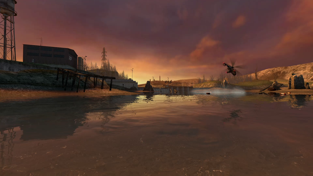 Some photos I took from the Water Hazard chapter in HL2. I love how the time passes from start to finish.