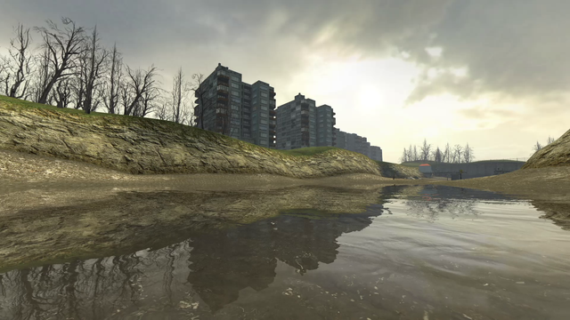 Some photos I took from the Water Hazard chapter in HL2. I love how the time passes from start to finish.
