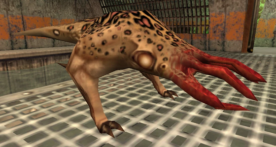 The design of the bullsquids have stayed basically the same throughout the development of Half-Life