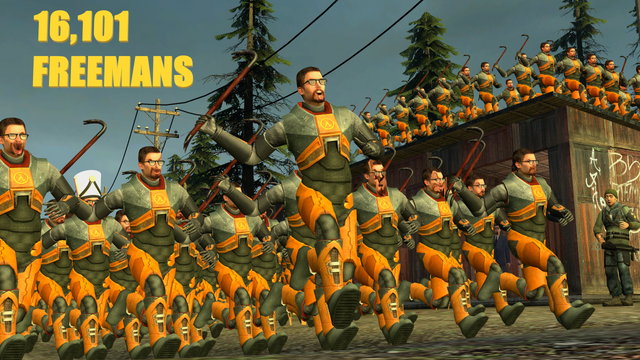 Gongrats to everyone for breaking the all-time peak in Half-Life 2!
#BreakingTheBar