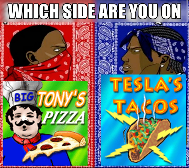 which side are you on?
#tonygang or #tacogang