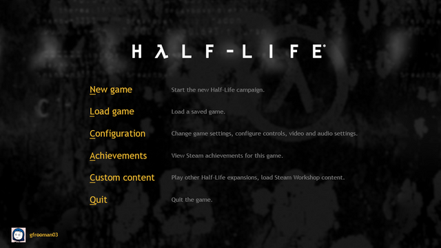 What if...Valve decided to follow Quake's footsteps and re-release Half-Life in a new Enhanced Edition? Featuring the return of the original 1998 menu UI, while at the same time updating it to be Steam-friendly! #HalfLife