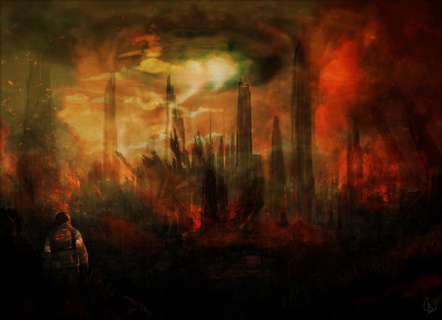 "They left without us... They left us inside this hell"

Destroyed City 17, concept art for the mod "Half-Life : Radiated"
#CommunityCreations 
