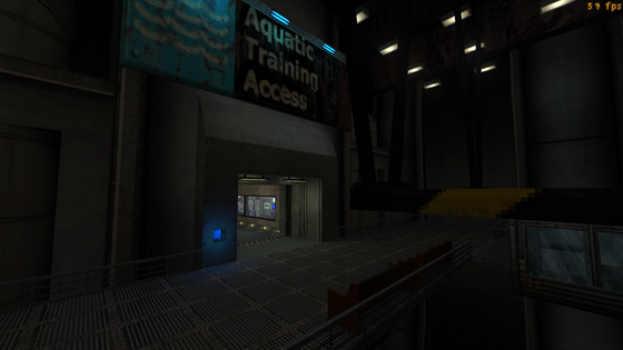 Progress update for my mod.

Aquatic training access sign is a placeholder.