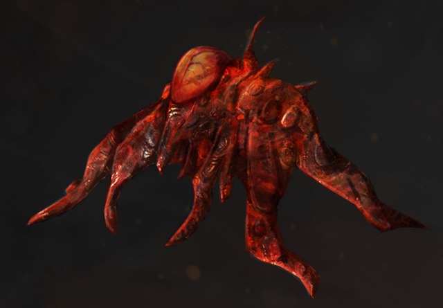 Some irradiated Headcrabs, with explosive tumors and mutated limbs. They were exposed to radiation from the Citadel after its explosion.

For the Mod "Half-Life : Radiated"
#CommunityCreations 