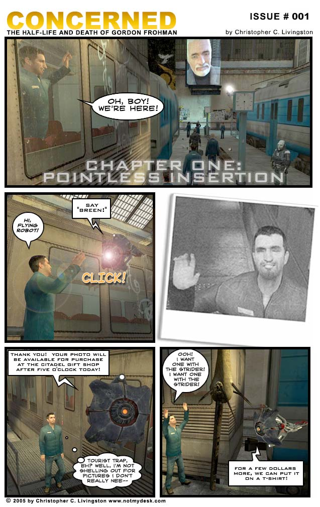 Half-Life Comic Classic - Concerned

Read here: http://www.screencuisine.net/hlcomic/archive/