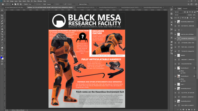 For anyone wondering I run @blackmesaofficial and I did infact spend hours on this. Go check it out in all its detail on the black mesa page.