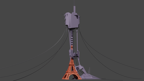 I made a Combine facility on top of the Eiffel Tower !
if you want to see an indepth explanation of the process you can check my reddit post : https://www.reddit.com/r/HalfLife/comments/oyvipk/i_3d_modeled_a_combine_building_in_paris/
Just wanted to post it here since i just arrived on this community ! :)
Hope you like it ! ^^
#3d