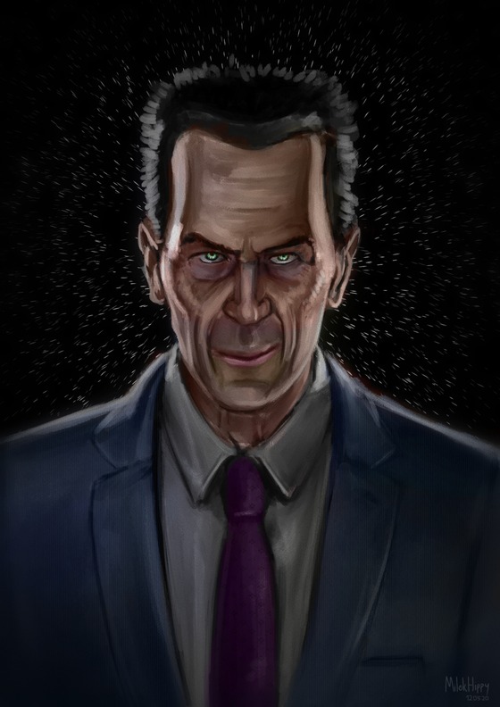 G-Man's portrait I did in 2020.