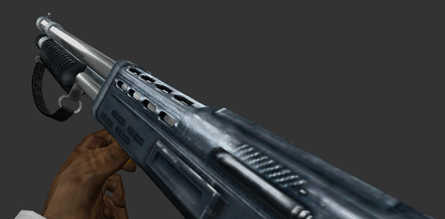 Even though I've already posted this shotgun before, I figured I'd show the version without the chrome overlay. Enjoy.