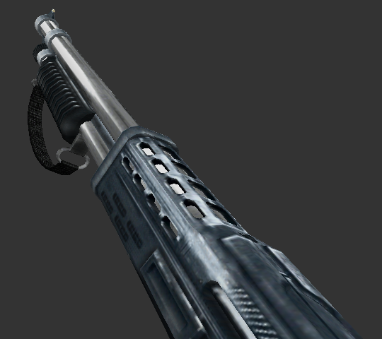 Even though I've already posted this shotgun before, I figured I'd show the version without the chrome overlay. Enjoy.