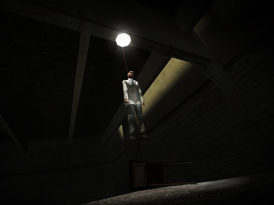 Dr. Kleiner wasn't too happy about Lamarr having left in the rocket at the end of HL2: Episode 2!

*** Extremely old picture (from 2006) that I happened to find in an forgotten folder filled with similar silly stuff created experimenting with Garry's mod. *** 

#CommunityCreations