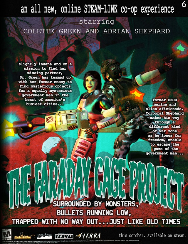 The Faraday Cage Project
full page ad - click for higher resolution
Power Source Magazine, Issue 9, August 2011

(commission for @/fallmutual)