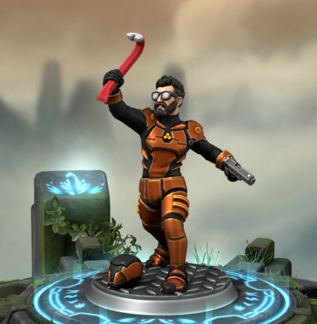 Redid the Hero Forge Gordon, I'd say this one is more accurate.