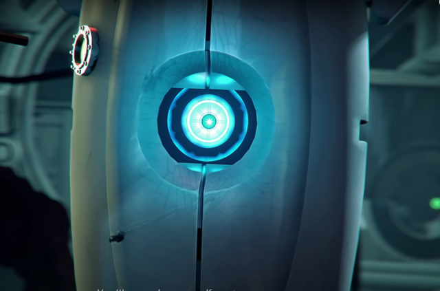 I just noticed that the eye that the turret has in The Pit Song, looks the same as the one that the Narrator Core has in Meet The Cores 2.