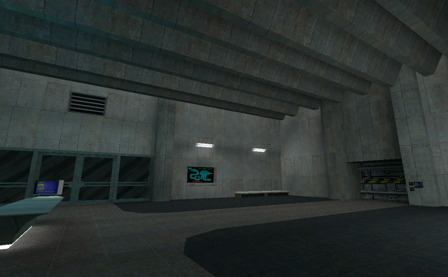 I recreated Sector C lobby from EP2 in HL1. 