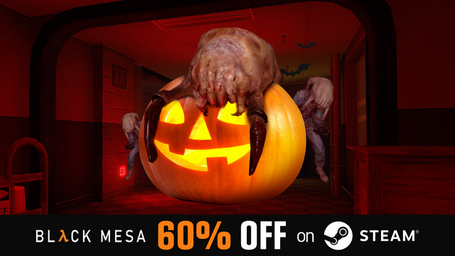 Our Headcrabs are hungry, scientists!

So reach for that crowbar and Black Mesa’s scarily good 60% discount in Steam’s Halloween Sale, till November 1st:

https://bit.ly/3EiyANj
