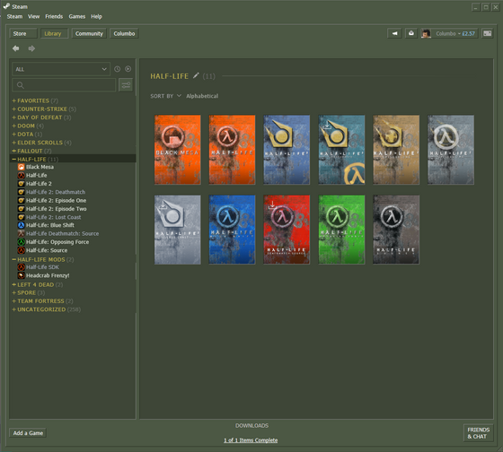 Changed all the art for my Half-Life games.