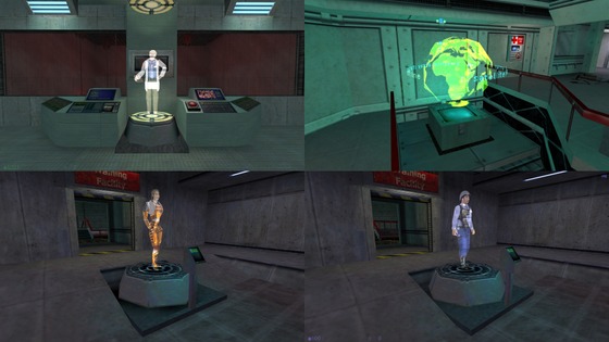 Holograms are something one could say is a common thing to see in the Half-Life universe, But yet it's not consistent throughout the games, In the first Half-Life games we see it used to showcase Global activities but most as a way to see pre-recorded messages, But later in Half-Life 2 and its expansions we see almost no sign of that technology whatsoever neither by the rebels nor the combine, My first guess was that only Black Mesa had that technology at that time and when they got nuked then the hologram technology was lost for good, but yet that was not the case because we see that hologram technology is being used a lot by the combine and the rebels in the prequel game Half-Life Alyx it's weird that they reintroduced holograms in a prequel like that, It would mean that Gordon never cross paths with any Holograms during the entire Half-Life 2 except for those holographic 2D screens that can display 3D as shown in HL:A Let's blame the inconsistencies on parallel universes because those are always working as an excuse nowadays.