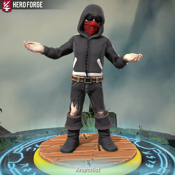 Been using HeroForge to make bunch of CS factions, especially GIGN, SAS, Elite and Anarchist. (oh btw i use condition zero sas head and global offensive body model bc there isnt any full-on gas mask available)
