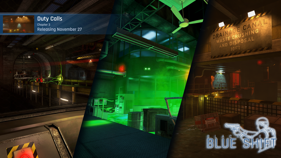 Here’s that beer we owe ya, Half-Life fans!
 
The Black Mesa devs are proud to reveal that HECU Collective's Blue Shift Chapter 3, Duty Calls, will be releasing on November 27th!
 
Relive chapters 1 and 2 here:
 
https://bit.ly/3o6yWAa
