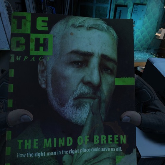This is a piece of interesting lore, In the prequel game Half-Life Alyx, you can find Dr. Wallace Breen on the cover of a tech magazine with a somewhat familiar quote "How the right man in the right place could save us all" Sounds a lot like what Gman says at the opening of Half-Life 2 "The right man in the wrong place can make all the difference in the world" Due to this being a prequel it means that G-Man saw this magazine and twisted Breen's quote before he woke up Dr. Gordon Freeman from his slumber.