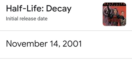 Happy Birthday Half-life Decay 