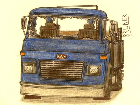 Here I've got another Half-Life vehicle I've drawn. This time it's the "ᴘAᴋ" truck from Half-Life 2. I took inspiration from the truck models from Half-Life 2, the Half-Life 2 leak, Half-Life Alyx, and Counter-Strike: Source. I also took inspiration from the real life Avia A-31 the truck is modeled after.
#CommunityCreations