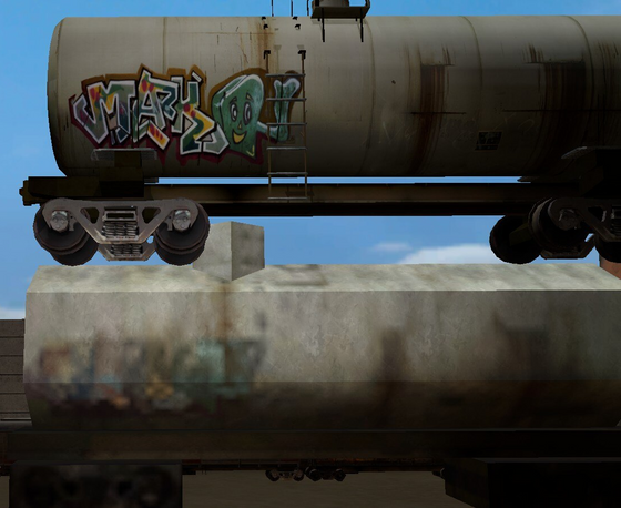 A while ago I also discovered the original graffiti image used on the prototype tanker car texture from the Half-Life 2 leak. You can still spot it on the low poly freight train model in the retail game!
https://hl2-beta.ru/index.php?topic=29171.msg34610#msg34610