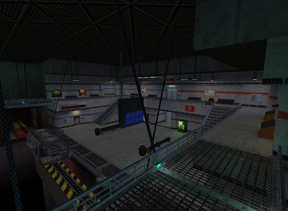 Slowly improving details and lighting in the Transit Hub, still a bit more to go before it goes post-disaster!