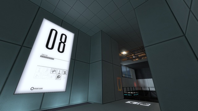 https://imgur.com/gallery/Y1PQxZl
"Please note that we have added a consequence for failure. Any contact with the chamber floor will result in an 'unsatisfactory' mark on your official testing record followed by death. Good luck!"

Another Slice: Test Chamber 08
