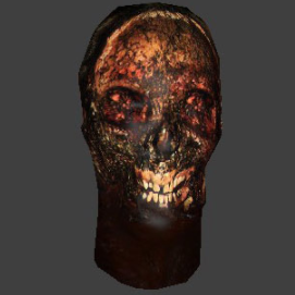 Here's a not-so-fun fact. The E3 2004 citizen corpse model may or may not use the face of an actual burn victim. If so, probably deceased.
Have fun sleeping tonight with this knowledge.

EDIT: Well... This is unexpected to say the least...
https://www.youtube.com/watch?v=euXZL-Dm98s
