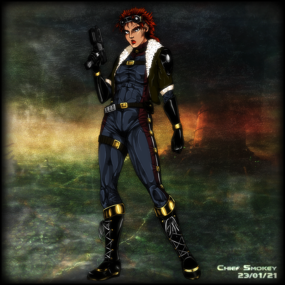 2000-2001 era Alyx from the HL2 Beta. I always got a kick out of how over the top some of the character designs were.