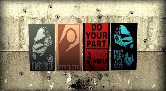 Combine and Rebel propaganda posters: gamebanana.com/mods/354746

