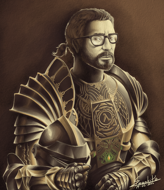 Sir Gordon of House Freeman

Wanted to see what Gordon looks like in full heavy plate armor. Now I know.