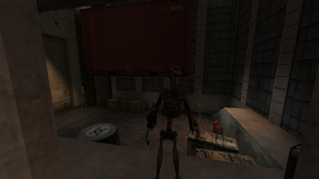 Dooming the Bar update: NPCs!

Early NPCs populating Dooming the Bar. They still lack any movement (this will be done with ACS scripting eventually) but they do breathe a lot of life into the maps. Yes this is all done in Doom (GZDoom to be exact).
