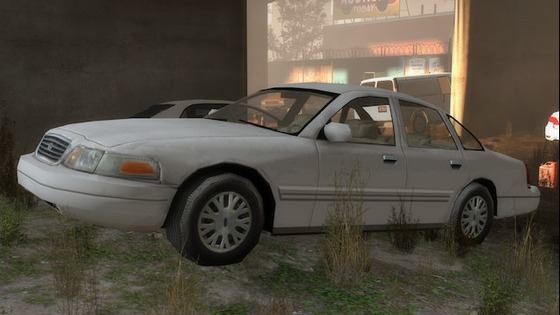 𝗦𝗢𝗨𝗥𝗖𝗘 𝗩𝗘𝗛𝗜𝗖𝗟𝗘 𝗢𝗥𝗜𝗚𝗜𝗡𝗦: Black Mesa Beta

The "Dale" sedan in Black Mesa used to have an older model at one point in development. This car at it's core has always been a Ford Crown Victoria from somewhere around the 2000s, however the roof on the old model resembles a Ford Crown Victoria between 1992 and 1997.
This car was eventually remodeled in the final release, however the low poly version still resembles this old model for whatever reason.

#sourcevehicleorigins