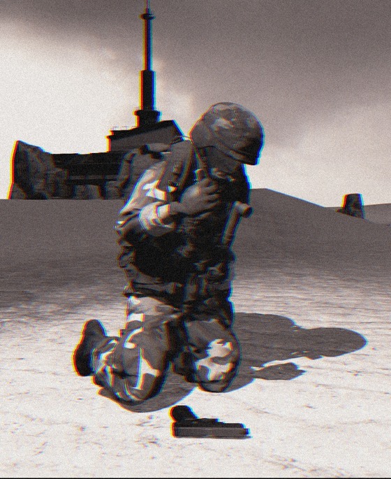A stranded hecu soldier somewhere in the future...