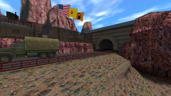 Can't get over how derpy the flags wave in Field Intensity so I swapped them with a better model (both of these shipped by gearbox, funnily enough!), then edit the textures and adjust the bones a bit in HLAM and adjust the entities in the map with bspguy.

I've uploaded this edit on ModDB as an addon. Link in comments.