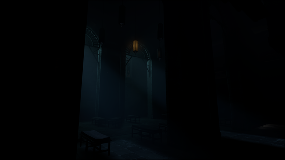 Neuro-Dose, Work in progress. Some early screens of the church interior.
Last pic is a different POV of broken xen 