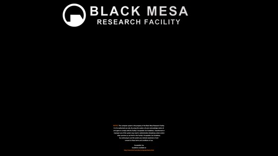 I made some Black Mesa login screens for Windows 10! (1920x1080)

It was kinda awkward finding a good position for the BM logo, so it's really just preference, or you could do like I do and use the one without a logo but make your profile picture the BM logo. Hope you like em!